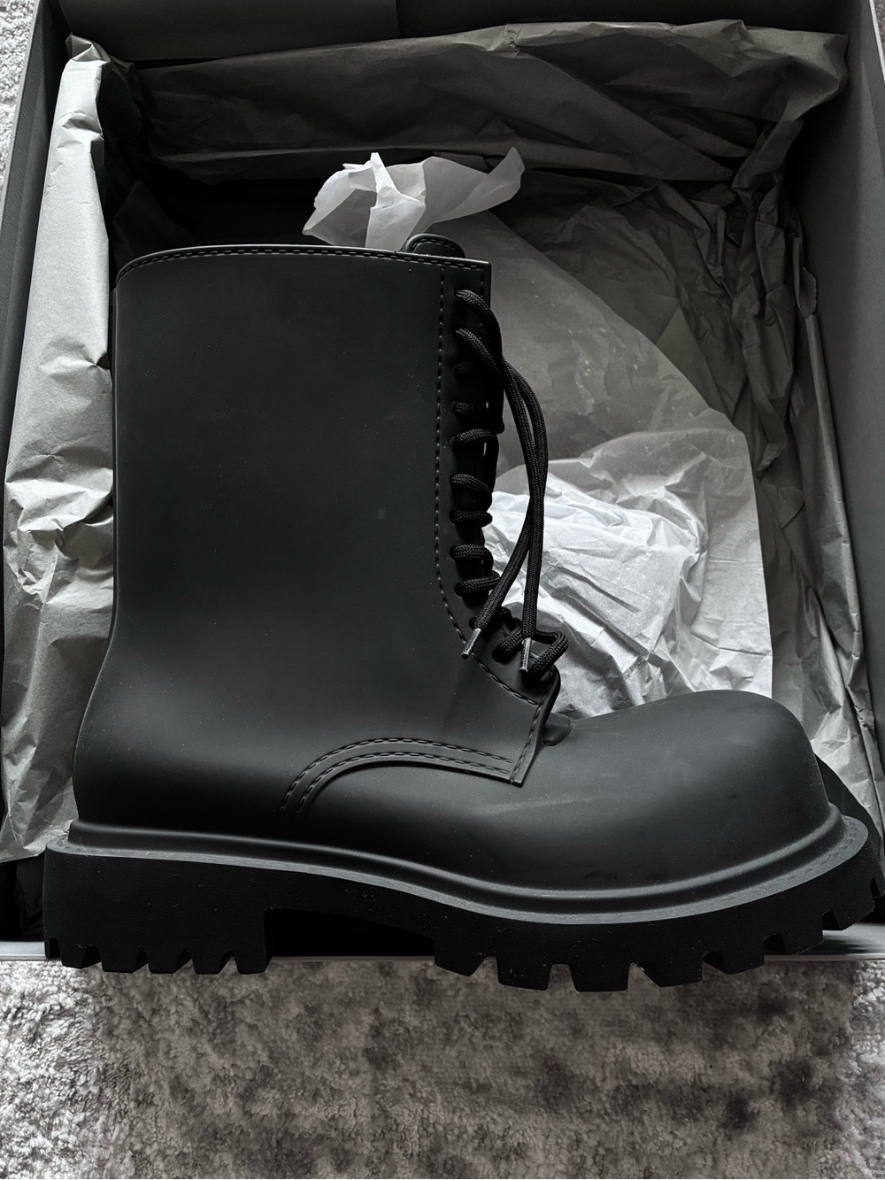 Balenciaga Men's steroids Black Boots size 43